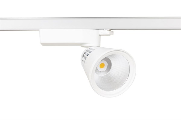 Lival LED-Stromschienenstrahler Trigger Lean 43W 930 3500lm 30° silber 90Ra