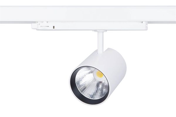 Lival LED-Stromschienenstrahler Bingo 26W 930 2150lm 24° weiss 90Ra