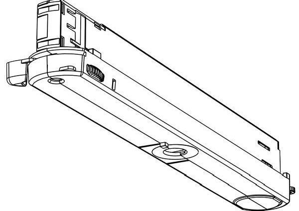 Lival Stromschienenadapter In-Track Treiber Global DALI GAC616-3 weiss