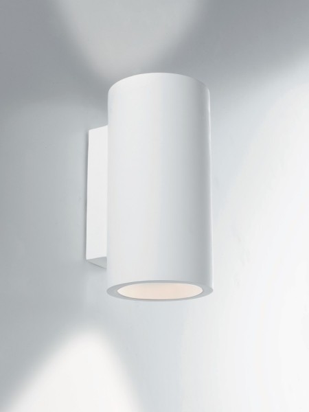 LUCE Design Banjie Wandleuchte 2fach GU10 Anstreichbar Weiß