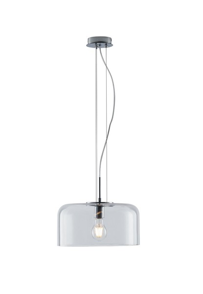 LUCE Design Gibus Pendelleuchte E27 Transparentes Glas