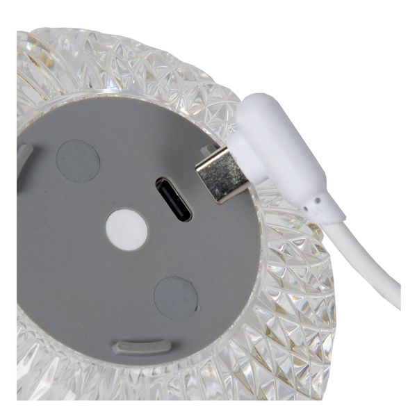 Lucide CINTRA LED Tischlampe 3-Stufen-Dimmer 2W dimmbar Transparent, Mattes Gold, Messing 95Ra 13599/02/60