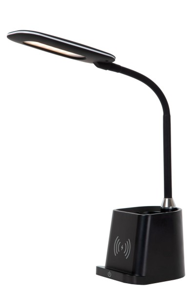 Lucide PENNY LED Schreibtischleuchte 4,7W dimmbar mit flexiblem Lesearm Schwarz 18674/06/30