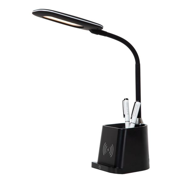 Lucide PENNY LED Schreibtischleuchte 4,7W dimmbar mit flexiblem Lesearm Schwarz 18674/06/30