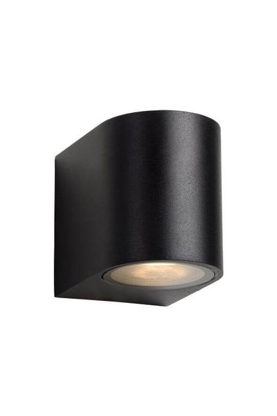 Lucide ZORA-LED LED Außen-Wandleuchte GU10 5W dimmbar Schwarz IP44 22861/05/30