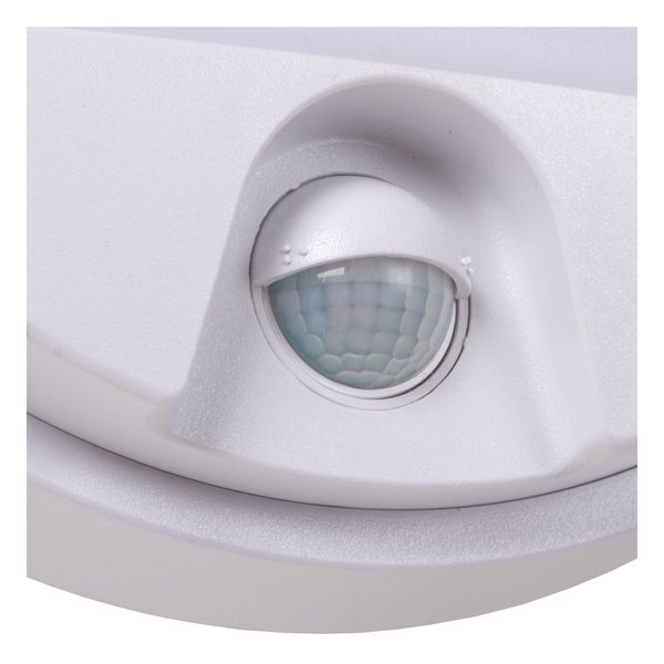 Lucide HUPS IR LED Wandleuchte 10W Weiß, Opal Sensor IP54 22864/10/31