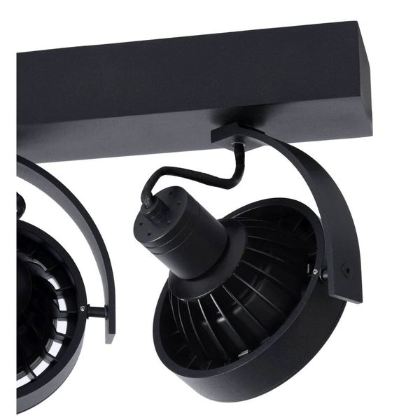 Lucide DORIAN LED Deckenleuchte 2x GU10 Dim-to-warm 2x 12W dimmbar 360° drehbar Schwarz 95Ra 22968/24/30