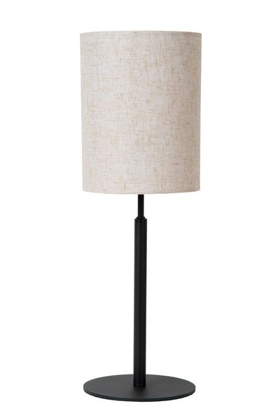 Lucide MAYA Tischlampe E27 Beige, Schwarz 45509/81/38