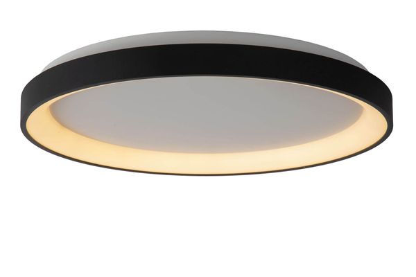 Lucide VIDAL LED Deckenleuchte 38W dimmbar Schwarz, Opal 46103/38/30