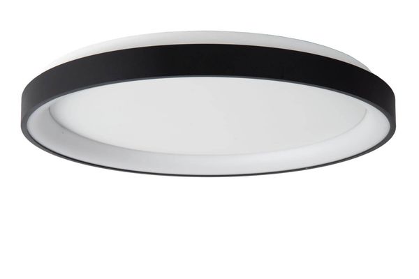 Lucide VIDAL LED Deckenleuchte 38W dimmbar Schwarz, Opal 46103/38/30