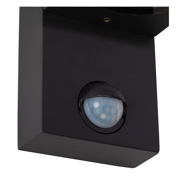 Lucide ZARO IR Wandleuchte GU10 Schwarz Sensor IP65 69803/01/30