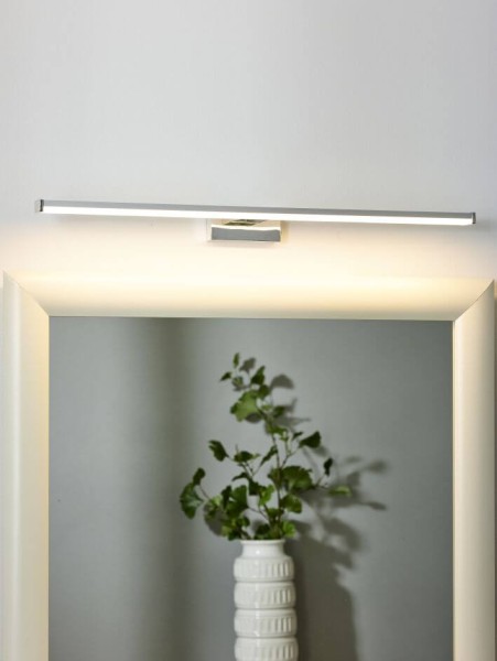 Lucide ONNO LED Wandleuchte 11W Chrom Matt, Opal IP44 79297/12/12