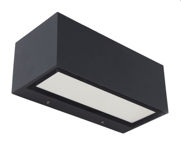 LUTEC Gemini LED Aussenwandleuchte 2fach 4000 K 20W IP54 Anthrazit