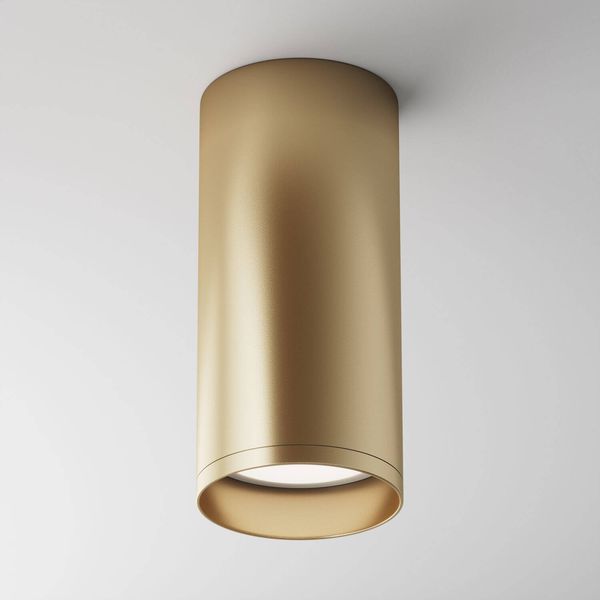 Maytoni Focus Deckenleuchte, Deckenlampe GU10 Matt-Gold