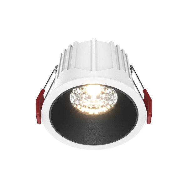 Maytoni Alfa LED Downlight, Einbauleuchte 15W dimmbar Schwarz / Weiss 90Ra Ø8,5mm Neutralweiss