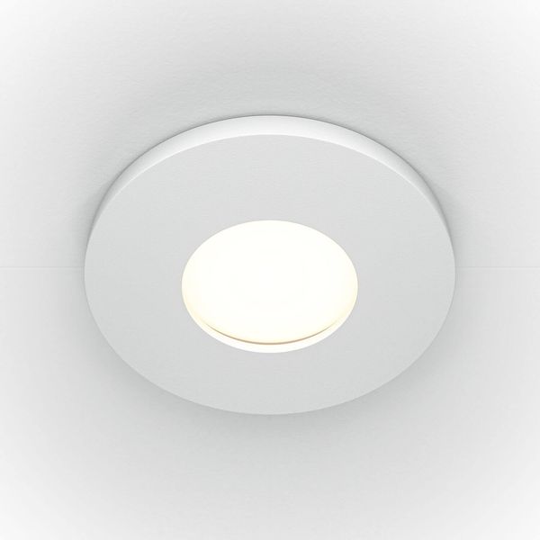 Maytoni Stark Downlight, Einbauleuchte GU10 Weiss IP65 Ø8,4mm