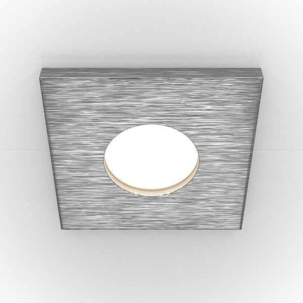 Maytoni Stark Downlight, Einbauleuchte GU10 Silber-Farbe IP65