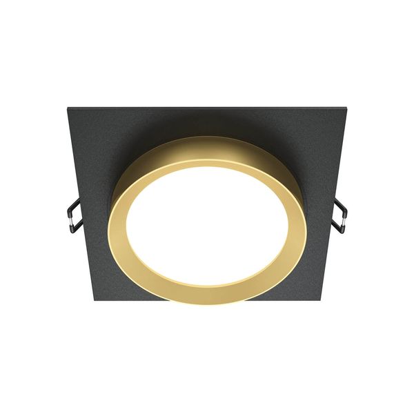 Maytoni Hoop Downlight, Einbauleuchte GX53 Gold / Schwarz