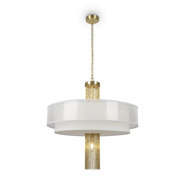 Maytoni Impressive Pendelleuchte, Hängeleuchte 5x E14 Gold-Farbe