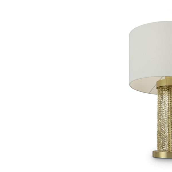 Maytoni Impressive Tischleuchte, Tischlampe E27 Gold-Farbe