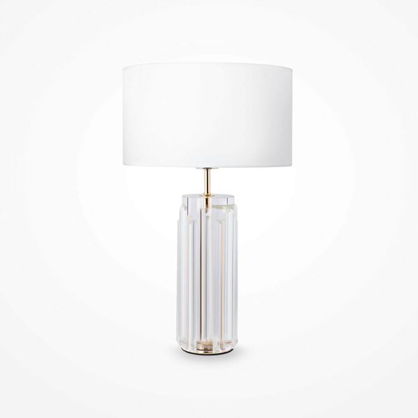 Maytoni Muse Tischleuchte, Tischlampe E27 Gold-Farbe