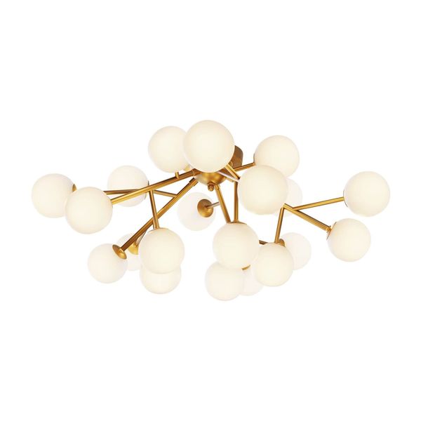 Maytoni Dallas Deckenleuchte, Deckenlampe 20x G9 Gold-Farbe