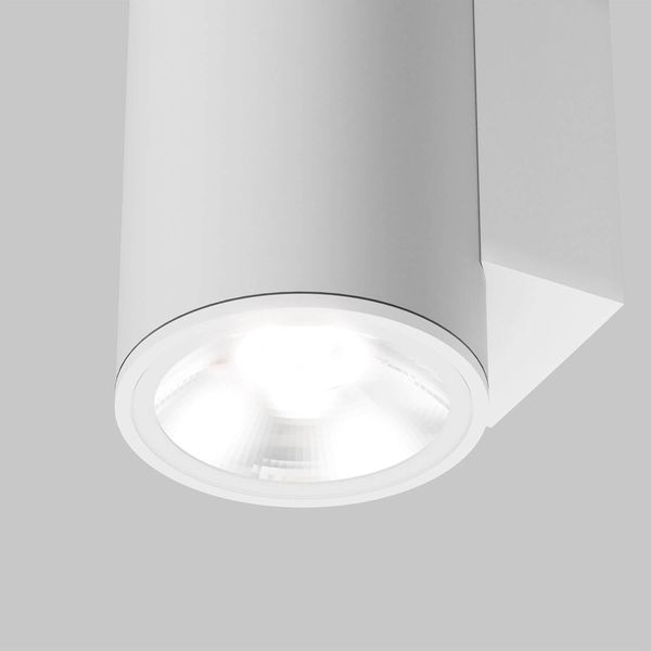 Maytoni Shim LED Wandleuchte, Wandlampe 10W Weiss IP65 Warmweiss