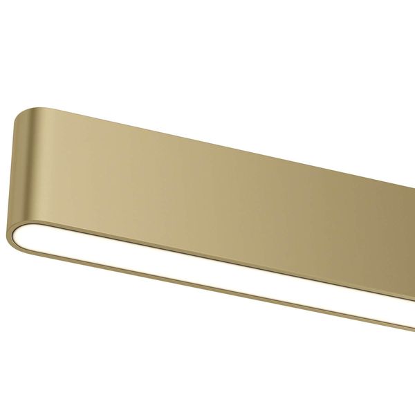 Maytoni Step LED Pendelleuchte, Hängeleuchte 30W Gold-Farbe 3000K Warmweiss