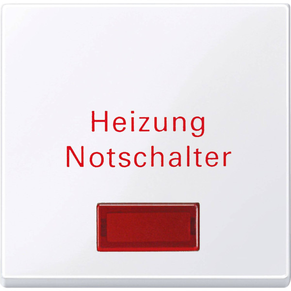 Merten 432925 Wippe für Heizungs-Notschalter, aktivweiß glänzend, System M
