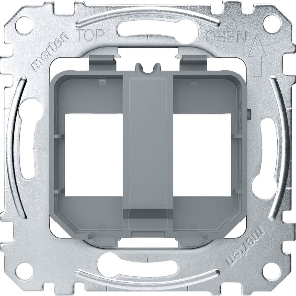 Merten MEG4566-0080 Tragplatten für Steckverbinder Modular Jack, transparent