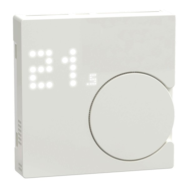 Merten MEG5779-0319 Connected Raumtemperaturregler-Modul, polarweiss glänzend, System M, ZB