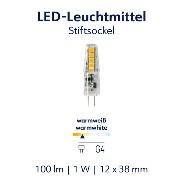 Müller Licht LED Lampe Spezial G4 100lm 2700K 401126