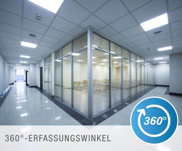 Näve LED Einbauleuchte ALEGRE 59,5x29,5cm 24W Warmweiss weiß Bewegungsmelder Dämmerungssensor 1355526