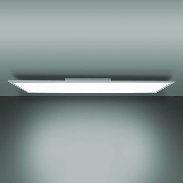 Näve LED Deckenleuchte NICO 119,5x29,5cm 31,3W Steuerbare Lichtfarbe weiß dimmbar Nachtlicht 1388123