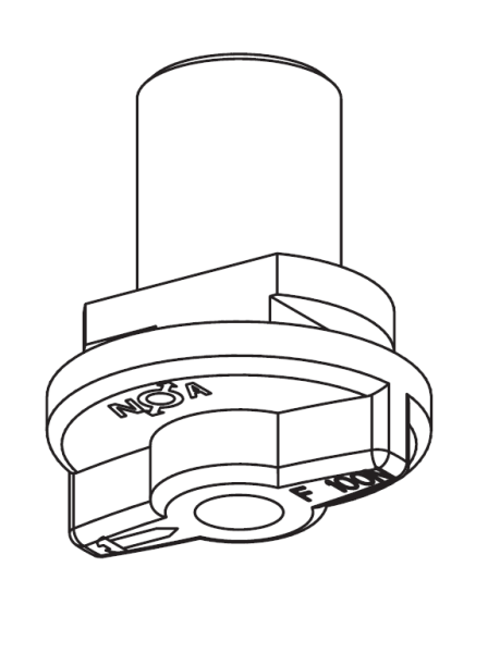 Nordic Global Trac Schienenadapter XTAK144-2, M4 schwarz Dekohaken