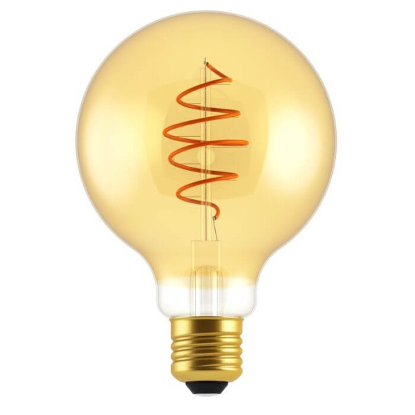 Nordlux LED Globe Filament Deco Spiral E27 dimmbar 5W 2000K extra-warmweiss Gold 2080222758