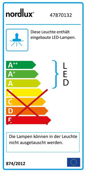 3er-Set Nordlux FREMONT LED Einbauleuchte Gebürsteter Stahl 3x5,5W dimmbar 4000K neutralweiss