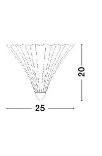 Nova Luce GUSCIO Wandleuchte E14 Chrom 25x16x20cm dimmbar 6101601