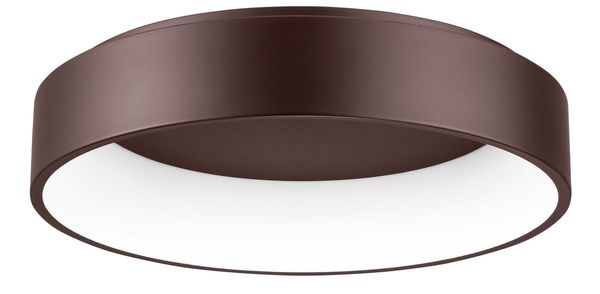 Nova Luce RANDO LED Deckenleuchte Kaffeebraun 42W Warmweiss 13x60cm 6167210