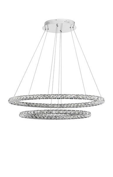 Nova Luce CELINE LED Pendelleuchte Chrom 50W Neutralweiss 85x42x120cm 7403002