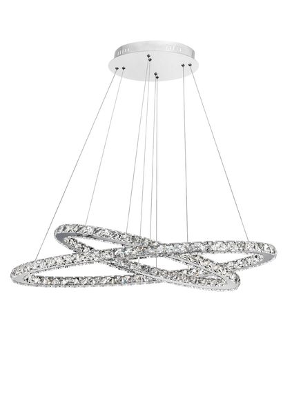 Nova Luce CELINE LED Pendelleuchte Chrom 50W Neutralweiss 85x42x120cm 7403002