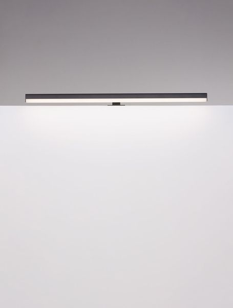 Nova Luce GLIM LED Wandleuchte Schwarz 18W IP44 Warmweiss 63x6,5x6,5cm 787015