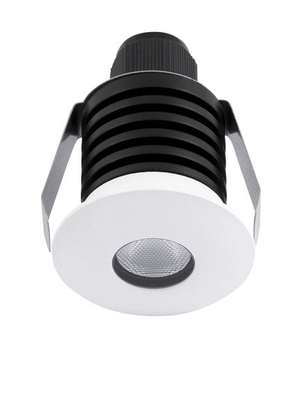 Nova Luce BANG LED Bodeneinbauleuchte Weiß 1W IP67 Warmweiss 3,7x3,7x5,3cm 8038401