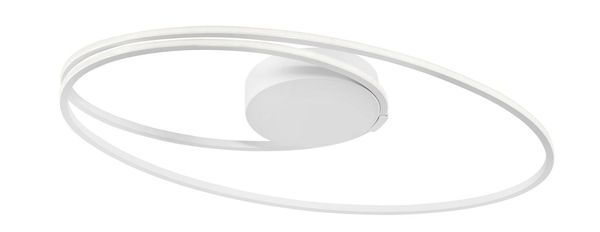 Nova Luce VIARREGIO LED Deckenleuchte Weiß 28W Warmweiss 60x35x15cm 8101204