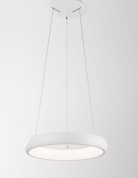 Nova Luce ALBI LED Pendelleuchte Weiß 32W Warmweiss 120x41cm dimmbar 8105618