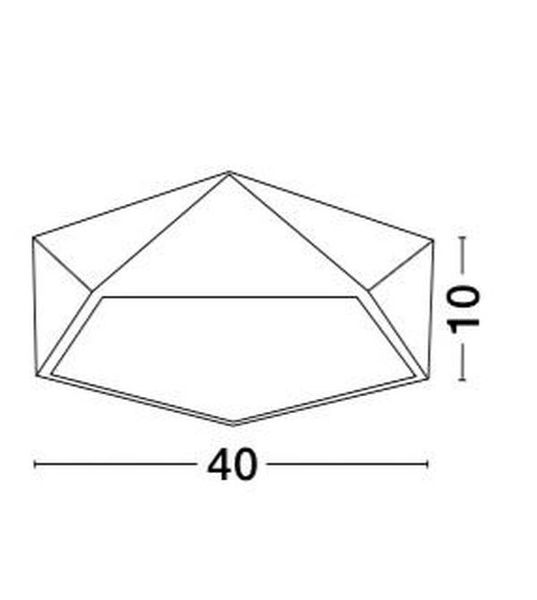 Nova Luce DARIUS Deckenleuchte E27 Nickel 10x40cm dimmbar 8186204