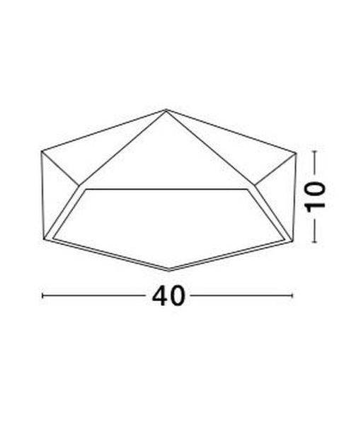 Nova Luce DARIUS Deckenleuchte E27 Bronze 10x40cm dimmbar 8186205