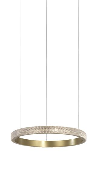 Nova Luce ORLANDO LED Pendelleuchte Messing 23W Warmweiss 180x65cm 86016803