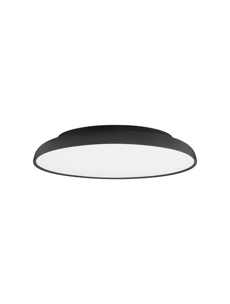 Nova Luce LINUS LED Deckenleuchte Schwarz 50W Warmweiss 9x60cm dimmbar 9005646