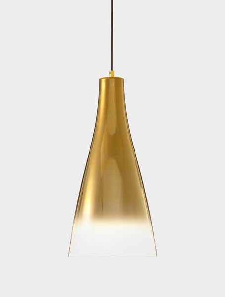 Nova Luce LIVTAR Pendelleuchte E27 Gold 120x23cm dimmbar 9009230